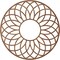 Ekena Millwork Cannes Wood Fretwork Pierced Ceiling Medallion, Walnut, 36"OD x 12 1/4"ID x 1/4"T CMWP36X36X0250CNWA - alternate 5